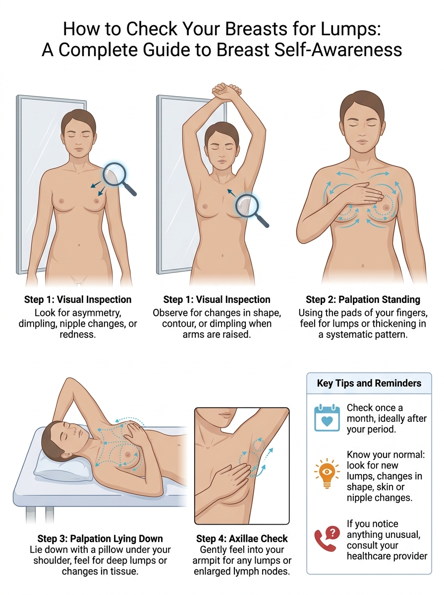 how to check your breasts for lumps a complete guide to breast self awareness image 1 edited