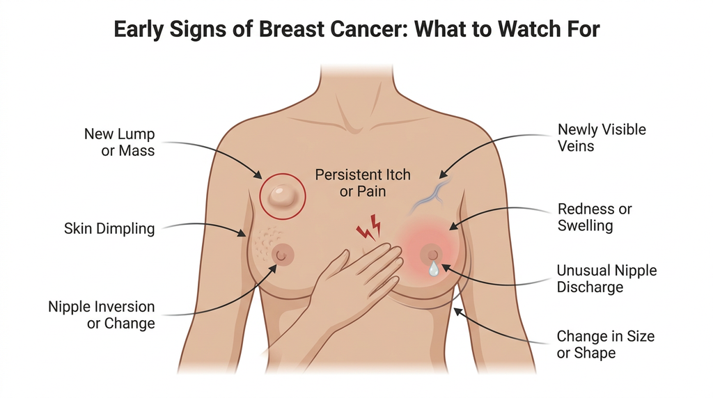 Early Signs of Breast Cancer: What to Watch For image